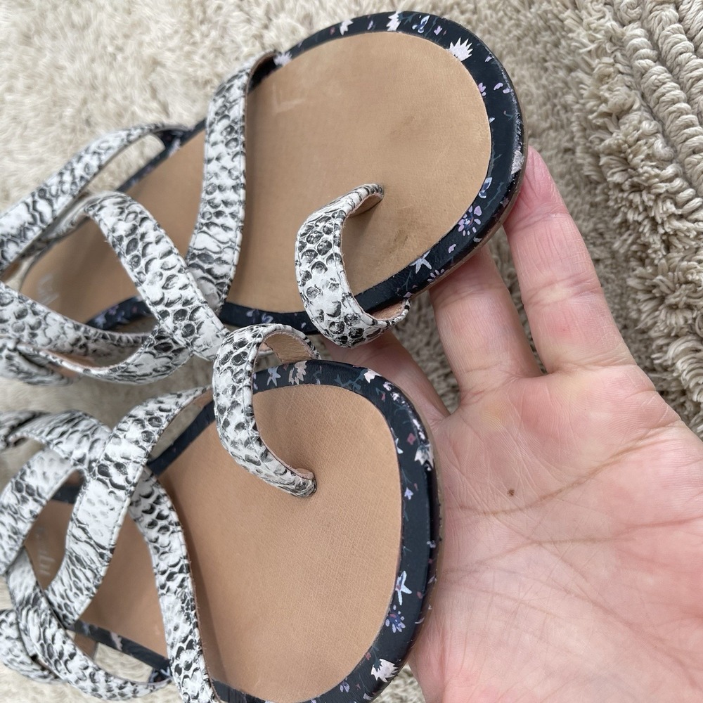 Cabi Athena Gladiator Sandals‎ Python Snakeskin P… - image 11
